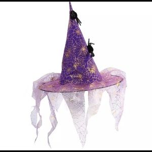 Purple Witch Hat Halloween Accessory